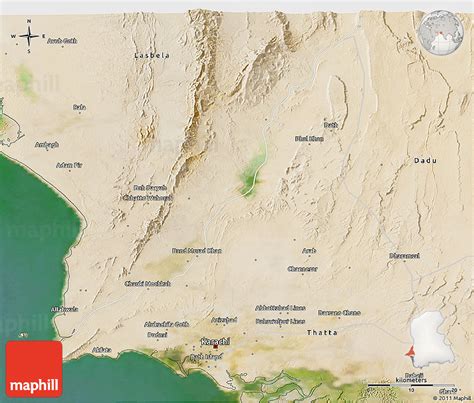 Satellite 3D Map of Karachi