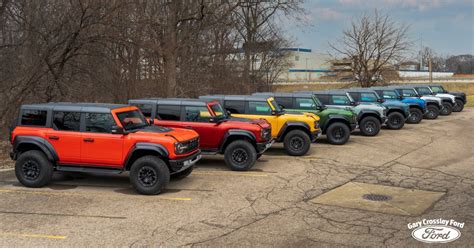 All 2022 Ford Bronco Raptor Colors Captured Together For First Time | # ...