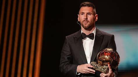 Lionel Messi wins the Ballon d'OR 2023 award beating Erling Haaland to ...