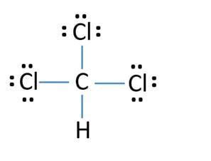 Draw the Lewis structure for chloroform, CHCI3. What are the electron ...