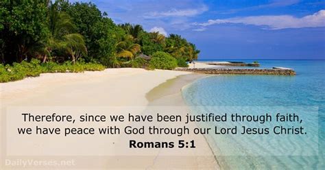 Romans 5:1 - Bible verse - DailyVerses.net