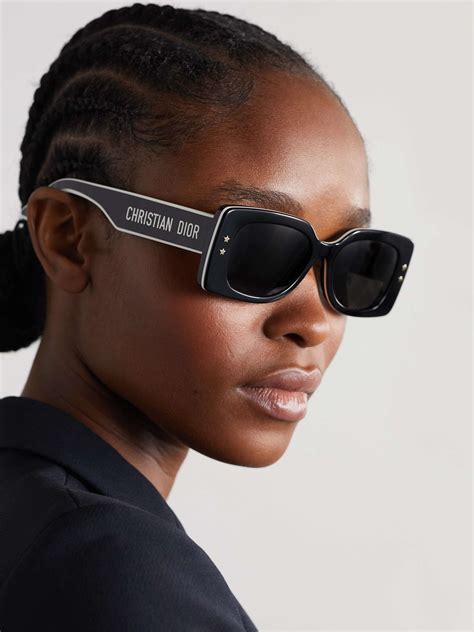 DIOR EYEWEAR DiorPacific S1U square-frame acetate sunglasses | NET-A-PORTER