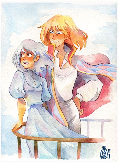 Howl and Sophie - Howl's Moving Castle Fan Art (38964079) - Fanpop ...