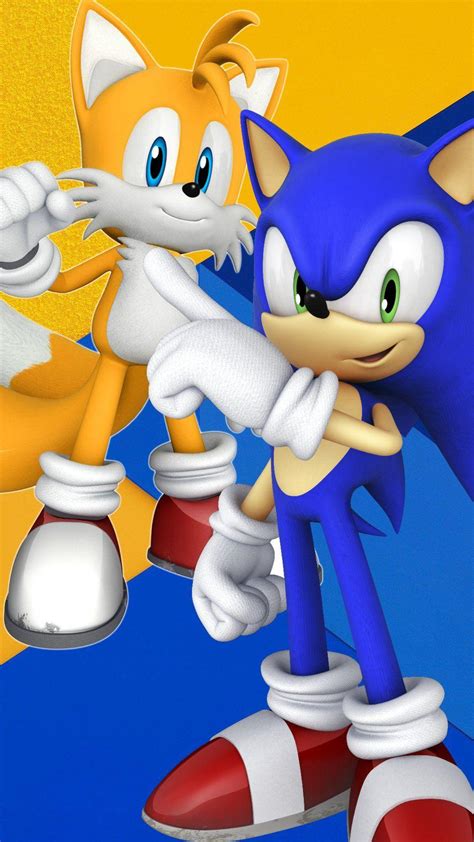 Sonic And Tails Background Wallpaper