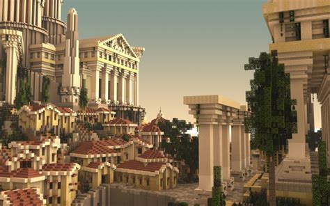 Athos - An ancient Greek city Minecraft Map