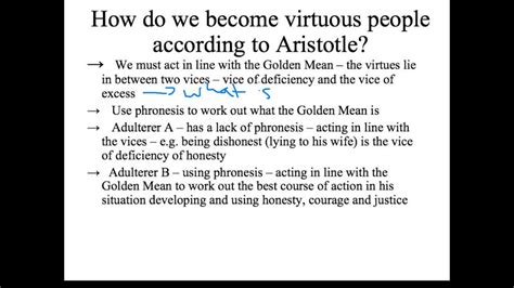 Applying Aristotle's Virtue Ethics - YouTube