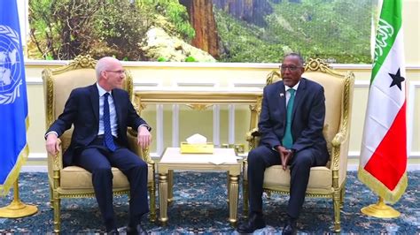 Somaliland President Holds Discussions With Visiting UN Envoy | Saxafi ...