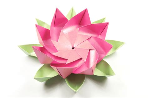 Modular Origami Lotus Flower