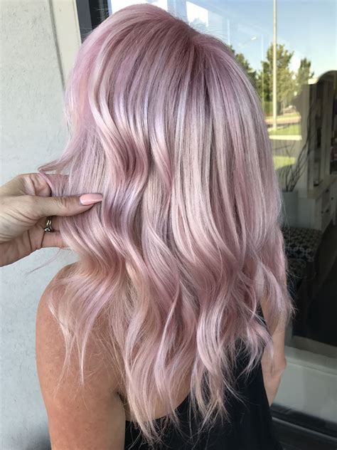 Pastel pink hair by Kathy Nunez #pastelhair #pinkhair | Pink blonde ...