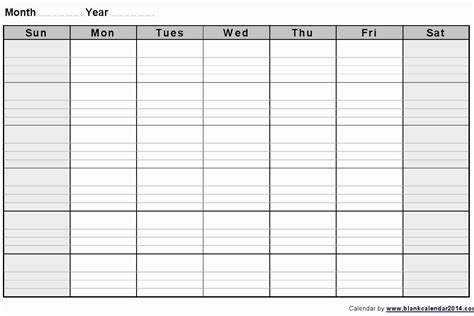 Universal Print Two Week Calendar - Get Your Calendar Printable