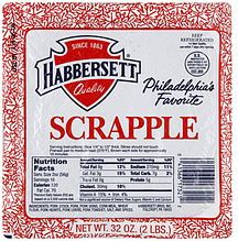 Habbersett Scrapple 32.0 oz Nutrition Information | ShopWell