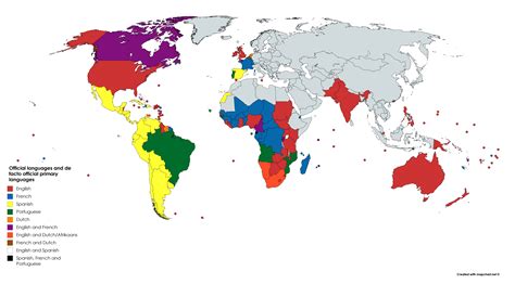 Legacies of European colonialism: The official status of English ...