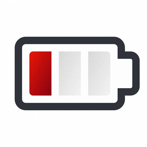 Battery, charge, low, low battery, empty icon - Download on Iconfinder