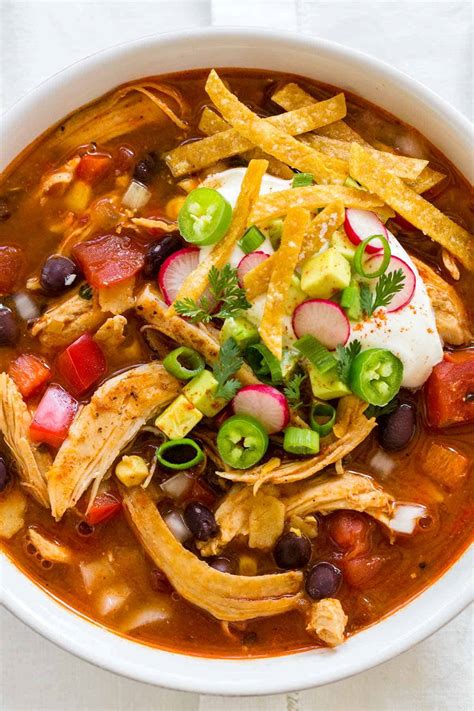 chicken tortilla soup recipe