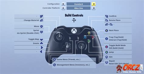 Fortnite Battle Royale: Xbox Controller Layout - Orcz.com, The Video ...