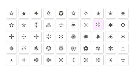 a large set of black and white icons with different shapes, sizes and ...