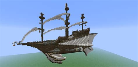 My First Steampunk/Fantasy Airship! - Creative Mode - Minecraft ...