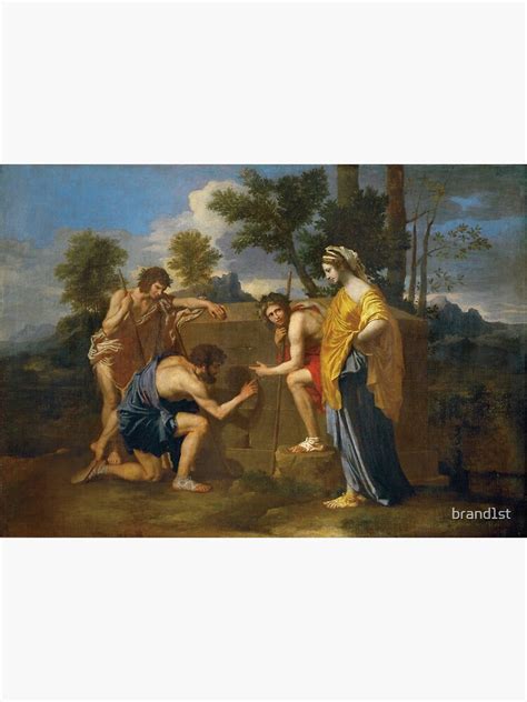 "Nicolas Poussin - Et in Arcadia ego (1637) in Louvre Museum" Poster ...