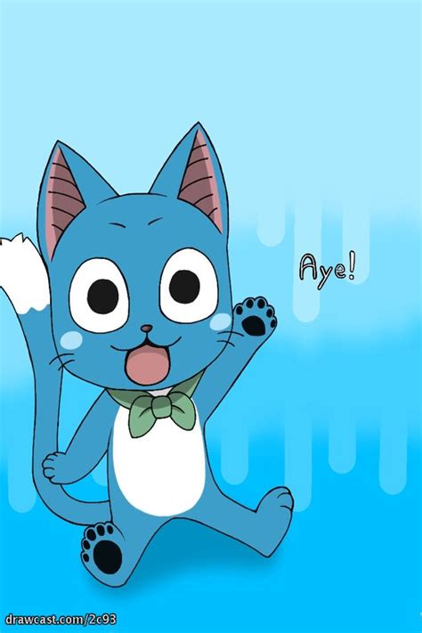 Happy cat | Fairy tail anime, Fairy tail happy, Fairy tail