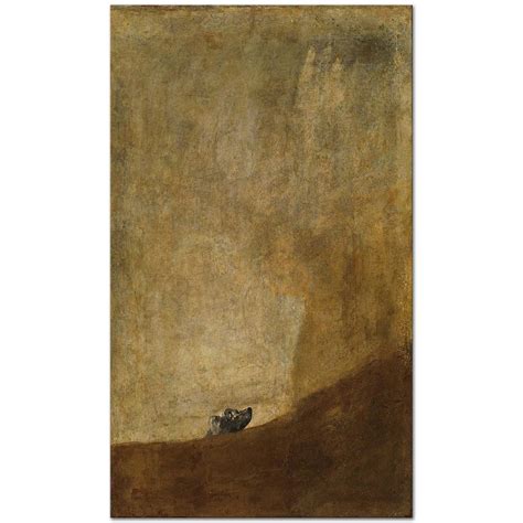 The Dog by Francisco de Goya as an Art Print | CANVASTAR