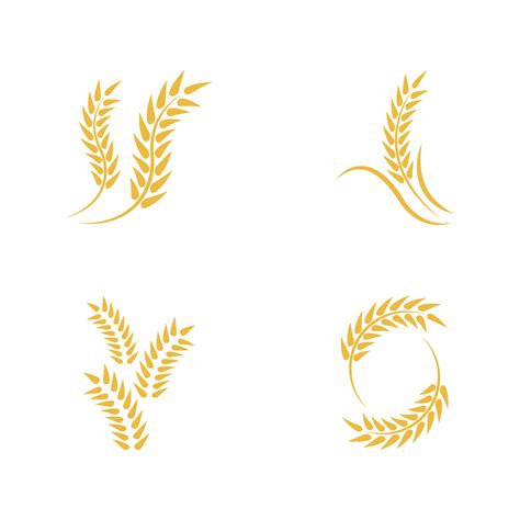 Wheat logo vector icon illustration 7863822 Vector Art at Vecteezy