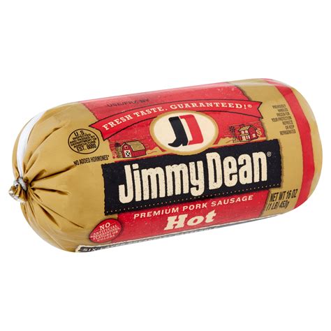 Jimmy Dean Hot Premium Pork Sausage, 16 oz - Walmart.com - Walmart.com