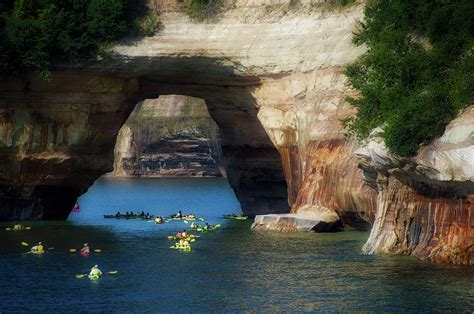 Kayaking Pictured Rocks National Lakeshore UP Michigan 21 Photograph by ...