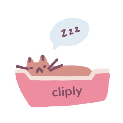 🐈 Sleeping Cat - Royalty-Free GIF - Animated Sticker - Free PNG ...