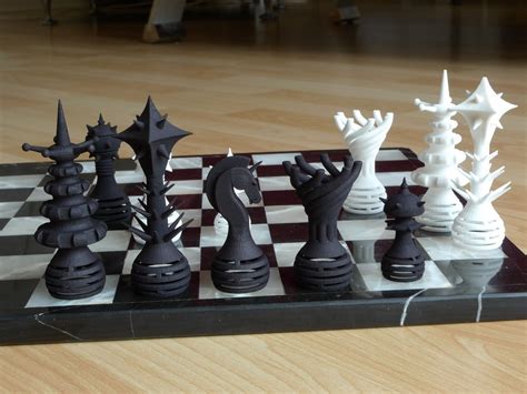 Chess Set 3D Model 3D printable STL | CGTrader.com