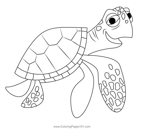 Crush The Turtle Coloring Page