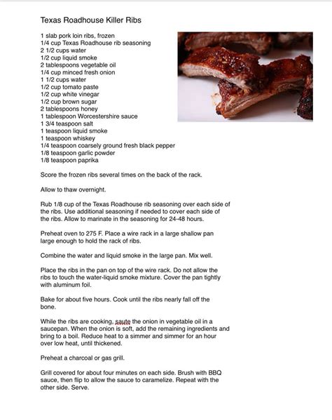 Roadhouse ribs recipe 129 | Rib recipes, Recipes, Pork and beef recipe