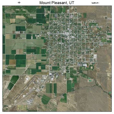 Aerial Photography Map of Mount Pleasant, UT Utah