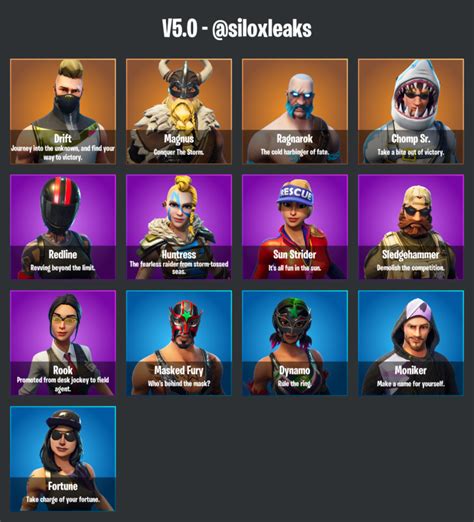 Fortnite Season 5 Skins & Items Leaks | GameGuideHQ