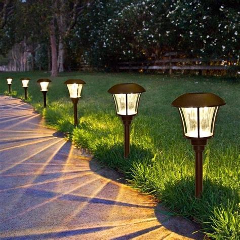 Outdoor Bright Walkway Lighting | Backyard lighting, Outdoor solar ...