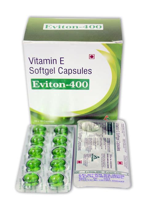 400 Mg Vitamin e capsules, 10 X 10, Rs 50 /strip Nutrition Planet ...