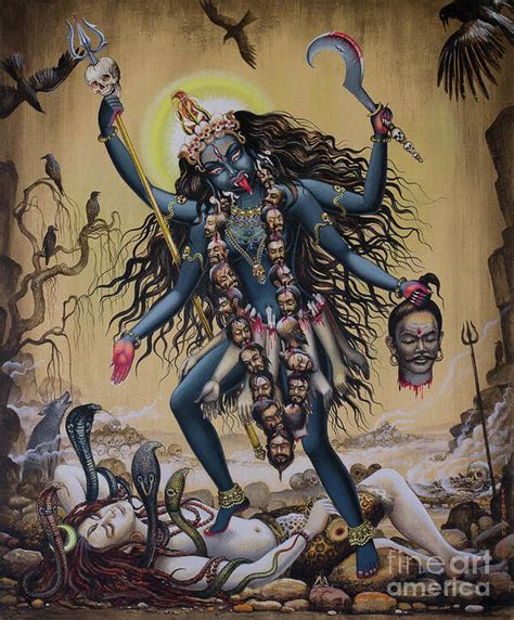 Kali Art Print by Vrindavan Das