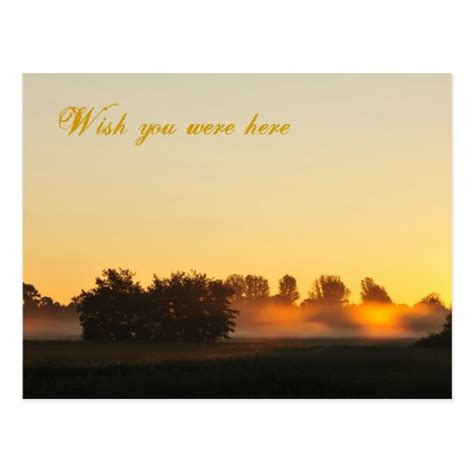 Wish you were here postcard | Zazzle