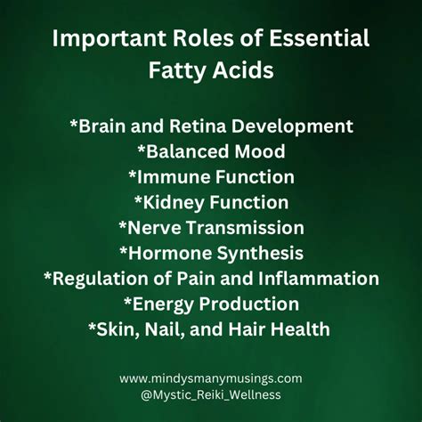 Essential Fatty Acids