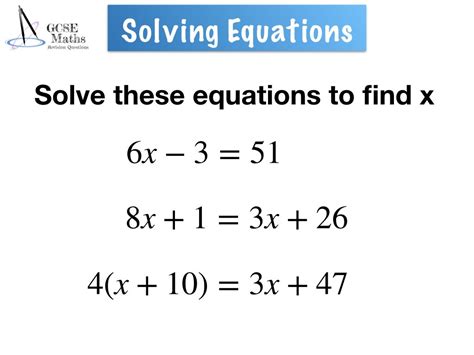 Solving Equations (24/02) – Mathematics and Coding