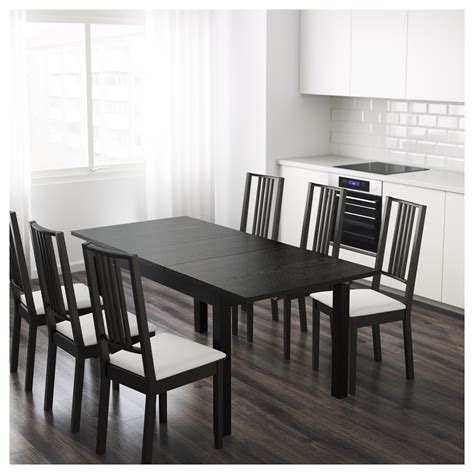 Ikea Extendable Dining Table / Lovely Ikea "Glivarp" Glass & metal ...