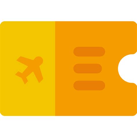 Plane Ticket Vector SVG Icon - SVG Repo