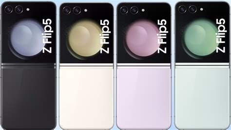 Samsung Galaxy Z Flip 5 colors — rumors predict a rainbow of choices ...