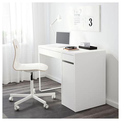 MICKE white, Desk, 105x50 cm. Get it here! - IKEA | Micke desk, Ikea ...