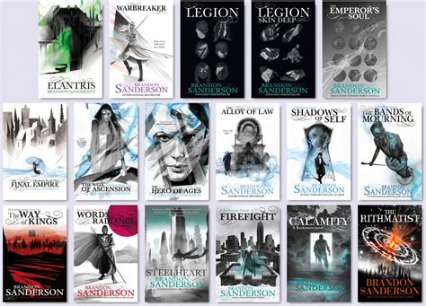 Brandon Sanderson Books - moxachef