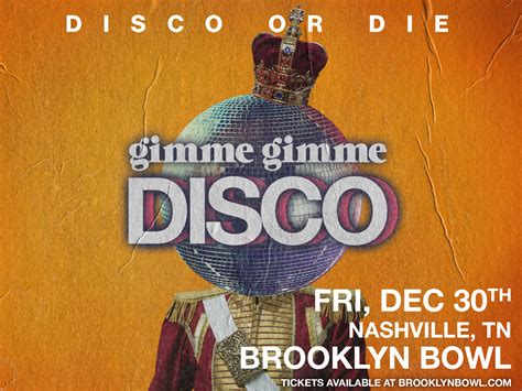 Gimme Gimme Disco - A Dance Party Inspired by ABBA | Brooklyn Bowl