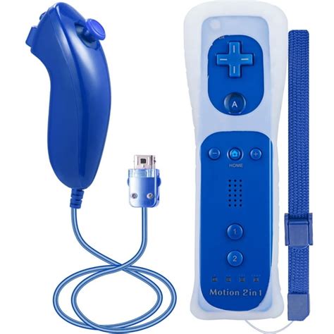 Luxmo Wii Remote Controller Motion Plus and Nunchuck Controller for Wii ...