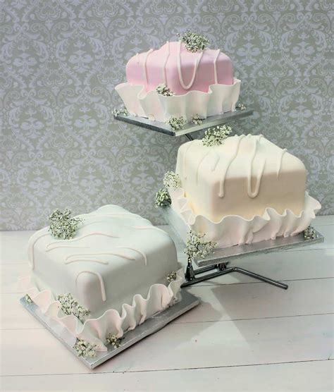 Trio of Fondant Fancies Cakes - Bay Tree Cakes