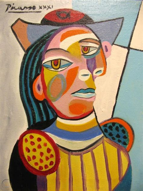 Pablo Picasso, Original, Painting on canvas, Drawing, Signed, COA ...