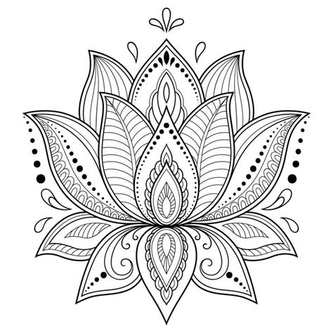 Los mejores diseños de mandalas de flores | DEBUDA.NET | Lotus flower ...