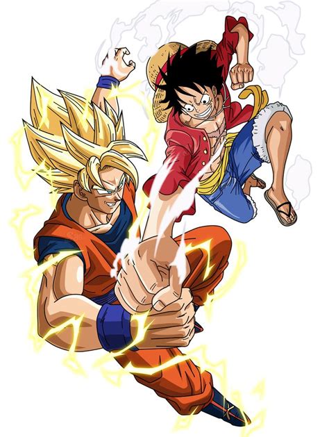 Goku VS Luffy by SaoDVD on DeviantArt | Goku vs, Luffy, Goku